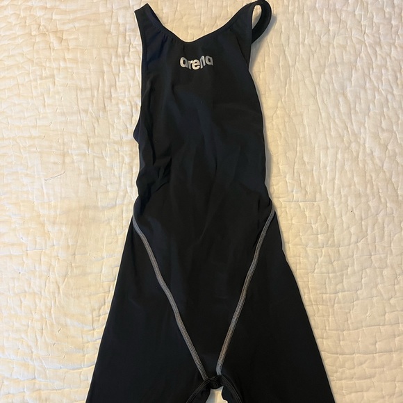 Arena Powerskin ST 2.0 Girl's Open Back Youth Racing Swimsuit - Picture 1 of 4
